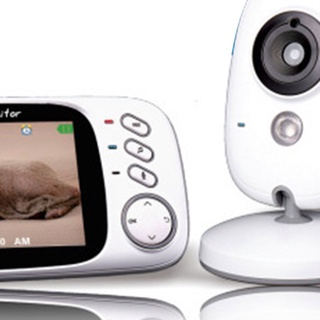 monitor de bebé digital inalámbrico 3.2 pulgadas pantalla lcd noche audio-llamada cámara (5)