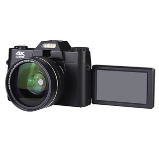 profesional 4k cámara digital cámara de vídeo videocámara uhd para youtube wifi portátil de mano 16x digital zoom selfie cam (7)
