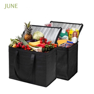 JUNE Travel Lunch Bag Insulated Cooler Cool Bag Camping Food Drink Storage Cooler Bag Picnic Bag Cooler Box Drink Ice 31L Extra Large