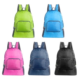 Multifunción plegable mujeres mochila Preppy estilo sólido escuela bolsas de viaje