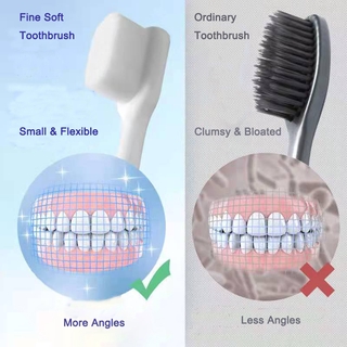 1PC Cepillo De Dientes Suave Ultrafino Millones Nano Cerdas Adulto Limpieza Profunda Portátil Viaje Dental (2)