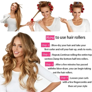 1Pc Color aleatorio mágico auto agarre rodillos de pelo/autoadhesivo rizadores de pelo/Bangs volumen rizadores de pelo/mujeres uso en el hogar herramientas de peinado (9)