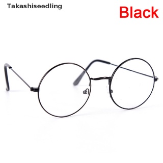 Takashiseedling/ Vintage gafas redondas hombres mujeres marco de Metal Retro de lujo desgaste de ojos gafas transparentes productos populares (2)