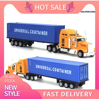 CFMXWJ 1/65 Diecast Alloy Container Truck Engineering Vehicle Model Education Kids Toy