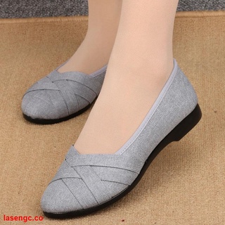New old Beijing cloth shoes women s single shoes black all-match women s shoes casual comfortable non-slip breathable mother shoes work shoes