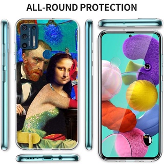 Funda Transparente Para Motorola Moto G7 G6 G5 G5S Plus Power Play 1BAX Estética Van Gogh Arte (9)