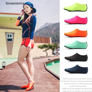 [loveoionia] zapatos de agua hombres mujeres calcetines de natación impresión color verano aqua beach zapatillas de deporte gdrn