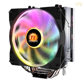 Thermaltake Mercury S400 RGB CPU Cooler PWM Snap-on ventilador 4 contactos directos Heatpipes a través de la tecnología de aleta multiplataformas