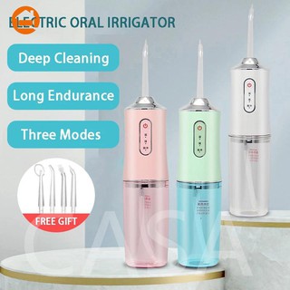 360 Flushing portátil irrigador Oral agua Dental hilo USB recargable potente Waterpulse cuidado Oral Dental escalador dientes multifuncional agua Spray
