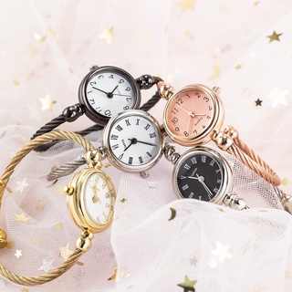 Reloj de cuarzo con diamantes de acero para mujer reloj de pulsera Jam Tangan Wanita