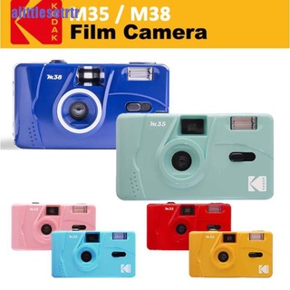 [ori]nuevo - Kodak Vintage Retro M35 35 mm cámara de película reutilizable rosa verde amarillo púrpura