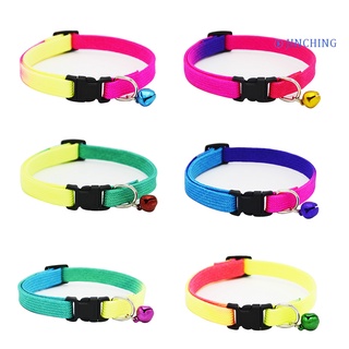 [Jinching] collares ajustables con campana ajustable para cachorro/perro/gato/accesorio para mascotas (3)