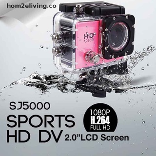 Casa Full HD Deportes Cámara De Acción Deporte Videocámara DVR Casco Remoto Go Pro Impermeable .