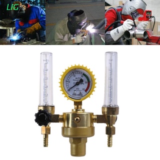 lig - máquina reductora de salida de presión para regulador de argón de doble tubo para gas más amplio