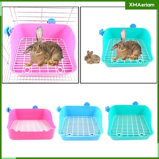 conejo caja de arena esquina inodoro jaula para orinal entrenador para conejillos de indias hurón (4)