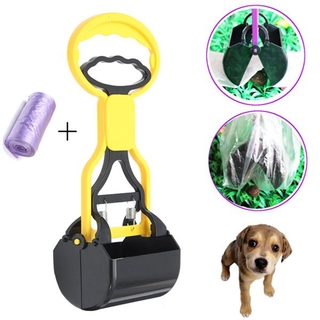 ls durable pet dog poop scooper pickup clip yard limpieza pala herramienta (3)