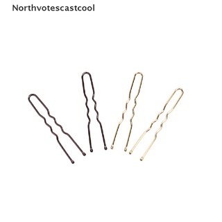 northvotescastcool 20 unids/set mujeres en forma de u pinzas para el cabello bobby pins metal barrette nvcc