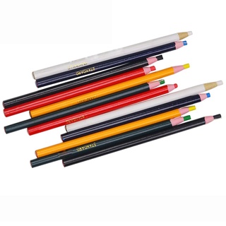 leal corte libre de tiza de sastre dibujo crayon rotulador pluma herramientas de costura colorido cuero sastre tela lápices de costura tiza/multicolor (5)