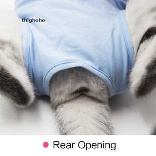 thighoho - traje de recuperación de cirugía de gato para heridas abdominales y enfermedades de la piel (3)