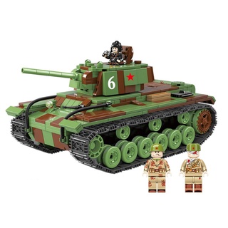 tanque kv1 del ejército soviético de la segunda guerra mundial sa, juguetes para niños mayores de 6 años en la segunda guerra mundial (tanque a-726 piezas)