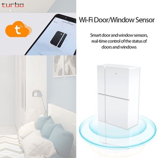Tb Tuya Wifi alarma Sensor De ventana De la puerta detectora Vida Inteligente compatible con Alexa Google Home Turbo