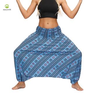Pantalones Harem Para Mujer Boho Gypsy Yoga Dance Hippie Holgado Palazzo (7)