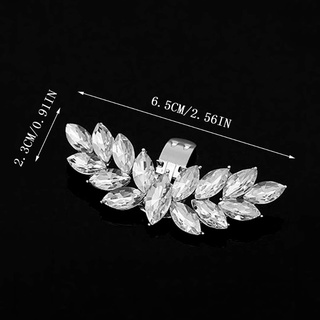CHARMS dnxxxx zapato clip de diamantes de imitación alas diy encantos mujeres boda tacones altos moda hebilla accesorios decoración de ropa (5)
