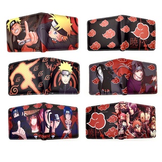 Anime Wallet Naruto Wallet Kakashi Vortex Naruto Money Short WalletPUpi qian jia
