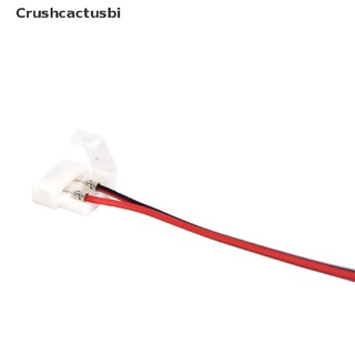 [crushcactusbi] 10 unids/set cable 2 pines led tira conector 3528/5050 adaptador de un solo color venta caliente (2)