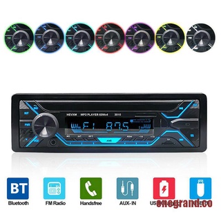 ONEGAND Car Stereo MP3 Player Bluetooth AUX USB TF FM Radio Audio In-dash Handsfree MIc.
