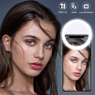 Led Selfie Ring Light Novelty Makeup Lightings Mobile Phones Photo Night Light