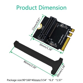 AHL M.2 NGFF nvme SSD to M.2 key A/E Adapter Vertical Installation) for 2280 SSD