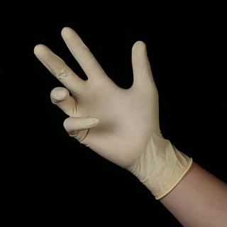9 pulgadas clase a guantes de látex sin polvo universal limpieza trabajo dedo guantes
