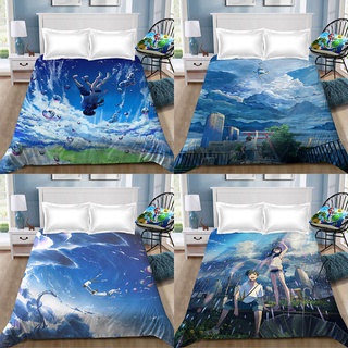 Graphic customization two-dimensional animation weather son bed sheet one-piece children student dormitory sheets single