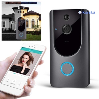 [kanita] m2 cámara inalámbrica intercomunicador alarma de seguridad para el hogar smart wifi remoto timbre de vídeo