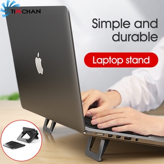 1 par Mini soporte Universal para portátil, almohadilla de enfriamiento portátil, soporte elevador, ajustable, soporte ABS de escritorio
