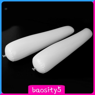 (Baosity5) 1 Par De Botas De Plástico blanco inflables De 50 cm