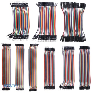 Kee 40Pcs Cables M-F/Jumper Breadboard Alambre Colorido GPIO Cinta Para Bricolaje Kit
