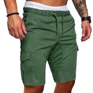 nueva moda de los hombres pantalones cortos sueltos casual delgado cinturón de verano casual pantalones cortos (3)