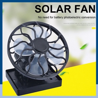 Clip-on Hat Solar Fan For Summer Traveling Fishing Sun Energy Power Fans co