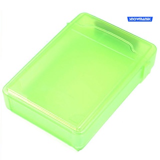 Green Hard Drive Disk Plastic Protect Storage Box Case for 3.5 Inch SATA IDE HDD