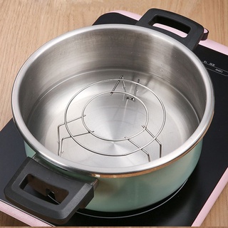 essinger bandeja de vapor de malla para cocinar cocina utensilios de cocina al vapor estante de cocina de acero inoxidable redondo duradero accesorios de cocina multiusos bandeja de vapor soporte (6)