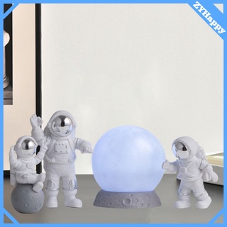 [ZYHappy] Figura creativa de astronauta linda estatua Spaceman decoración del espacio exterior niños