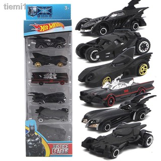 Coleccionables hotwheelscarset 6pc Hot Wheels Cars Set DC Comics Batman Batmobile Die Cast Cars juguetes niños adultos