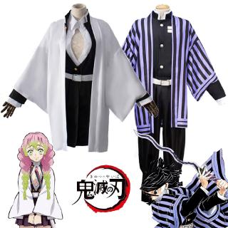 anime demon slayer: kimetsu yaiba kamado tanjirou nezuko agatsuma zenitsu kanroji mitsuri lguro obanai cosplay disfraz