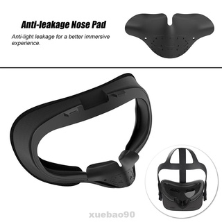 5 en 1 interfaz facial soporte conjunto de accesorios duraderos anti fugas nariz almohadilla vr auriculares para oculus quest