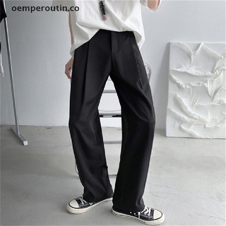 Estaño 2021 Mens Streetwear Ancho De La Pierna Pantalones Masculinos Vintage Casua Joggers De Los Hombres Harajuku Coreano Modas Harén . (3)