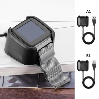 Sportstar For Versa Smart Watch USB Cable de carga cargador soporte de alimentación 1/2 pulsera