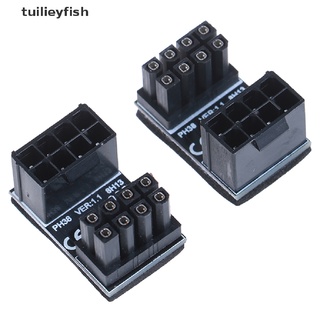 tuilieyfish atx 8pin macho 180 grados a 8 pines hembra adaptador de alimentación para escritorios tarjeta gráfica co