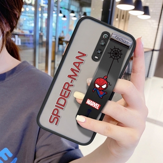 [With Wristband] funda suave para Redmi K20 K20 Pro Xiaomi Mi 9T funda para teléfono a prueba de golpes Marvel Spiderman cubierta protectora de lente de cámara completa cubierta ultrafina Capinha (1)
